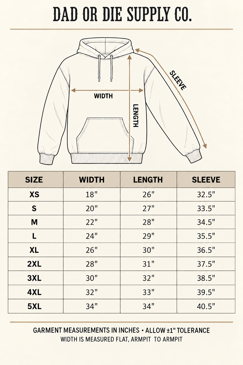 Dad or Die Outlaw Hoodie